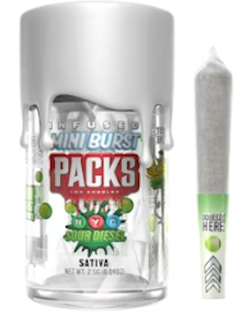 Packs |Mini Bursts| 5pk Pre-roll| NYC Sour Diesel - 2.5g