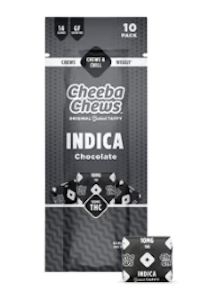 Cheeba |Chocolate Edible Taffy | OG Chocolate - Indica| 100mg, 10pk
