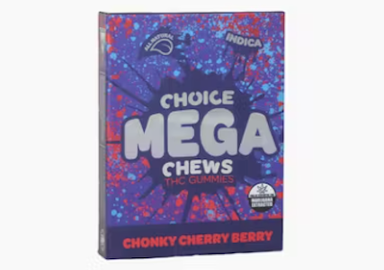 CHOICE - Choice Mega Chews - Chonky Cherry Berry 200MG (2 PACK x 100MG)