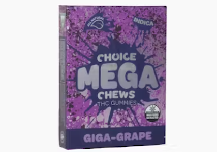 CHOICE - Choice Mega Chews - Giga-Grape 200MG (2 PACK x 100MG)