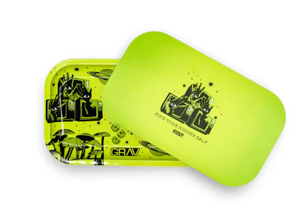 GRAV - Metal Rolling Tray with Magnetic Lid