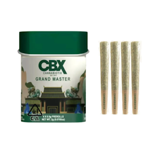 CANNABIOTIX - Cannabiotix - 4ct Pre Roll Tin - Grand Master