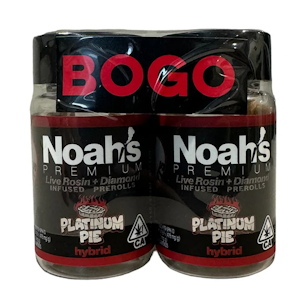 NOAH'S PREMIUM - Noah's Premium - 5pk Infused Pre Rolls - Platinum Pie