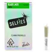 SELFIES - 3g - 12ct Minis Pre Rolls - Black Jack