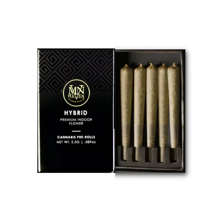 Maven Genetics - Maven Genetics - 5pk Prerolls - Parisian Kush Main Image