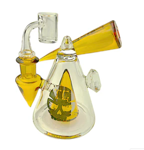 AGA - TX31 – 5" Toxic Cone Diamond Sidecar Glass Rig
