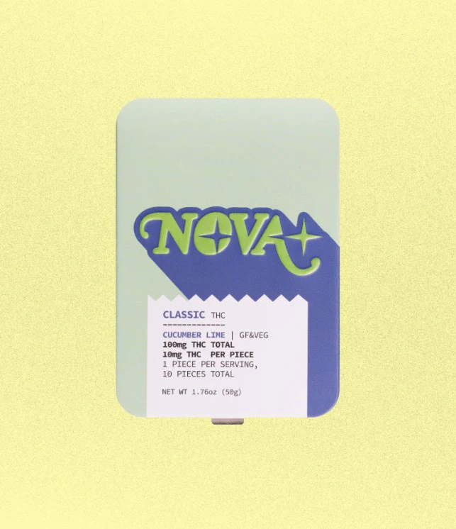 Nova - Nova | Edibles | Gummies - Classic (Cucumber Lime) | 100mg, 10 Main Image