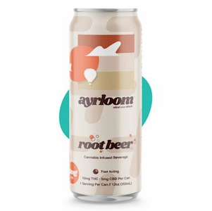 AYRLOOM - ROOT BEER BEVERAGE AYRLOOM 10mgTHC:5mgCBD- 12oz