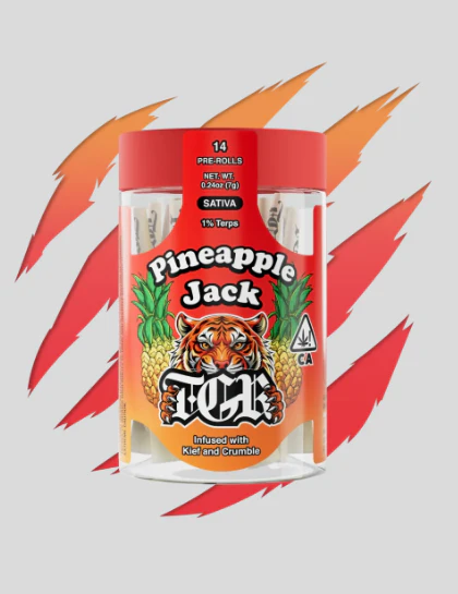 TGR - Pineapple Jack | 7g | 14pack Infused Pre Rolls | TGR Main Image