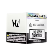 West Coast Cure - 1g Live Resin Diamonds - Papaya Cake