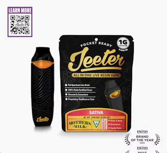 Jeeter - Jeeter AIO - Mother's Milk 1G Live Resin Disposable