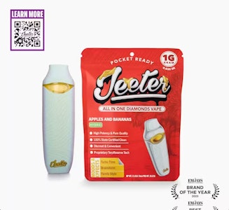 JEETER - Jeeter - Apples & Bananas - Liquid Diamond AIO Vape - 1g