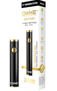 DIME INDUSTRIES - Dime Industries | 5th Generation 510 Thread Battery - Black