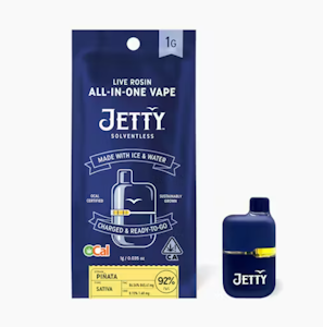 JETTY EXTRACTS - Jetty Extracts - 1g Mini Tank OCal Solventless AIO - Pinata