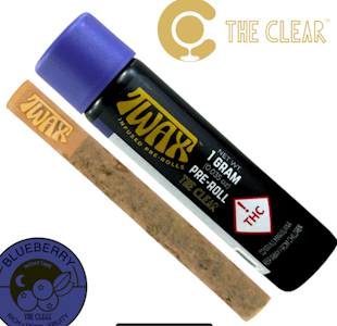 THE CLEAR - The Clear TWAX | Blueberry | 1g Infused Preroll
