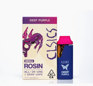CLSICS - CLSICS 1G AIO Deep Purple Rosin Disposable