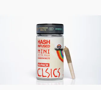 CLSICS - CLSICS 3G Rainbow Beltz Hash Infused Preroll 10pk