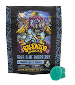 Shaman - Snacks - Sour Blue Raspberry - Gummies - 10pk - 100mg