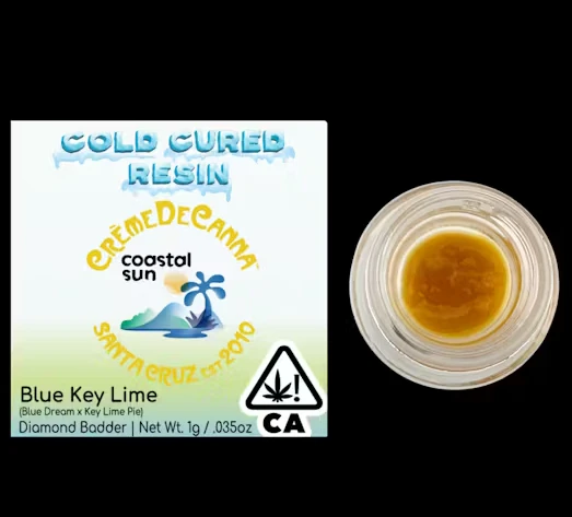 CREME DE CANNA - Creme de Canna x Coastal Sun Diamond Badder 1g Blue Key Lime Main Image