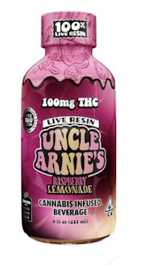 UNCLE ARNIE'S - Raspberry Lemonade Live Resin | 100mg | Uncle Arnies