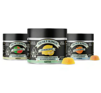 QUIET KINGS - Watermelon Sour | 100mg | Rosin Infused Gummies | Quiet Kings