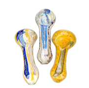 3.5" Assorted Design Glass Pipes