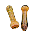 3.5" Gold Line Spiral Heavy Chillum