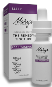 Mary's Medicinals - [Mary’s Medicinals] THC:CBN:CBD Tincture - 400mg - 2:1:1  Sleep