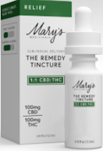 Mary's Medicinals - [Mary’s Medicinals] CBD:THC Tincture - 600mg - 1:1 Relief
