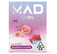 Mad Labs - Grapefruit Zlushie - AIO Vape - Gold Edition w/ CBD, CGB, and THCv - Sativa - 2g