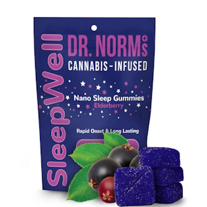 Dr. Norm's - Dr. Norm's - 100mg - 10ct SleepWell Gummies - Elderberry