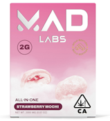 Mad Labs - Strawberry Mochi - AIO Vape - Gold Edition w/ CBD & CBG - Hybrid - 2g