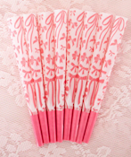 Cones - 8-pack of cutesy designed cones (Clouds or Bows)
