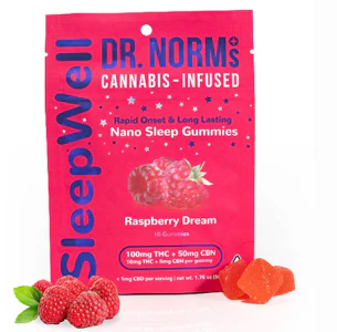 Dr. Norm's - Dr. Norm's - 100mg - 10ct SleepWell Gummies - Raspberry Dream