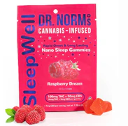 Dr. Norm's - 100mg - 10ct Sleep Well Gummies - Raspberry Dream
