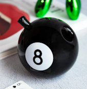 Hand-Painted Eight Ball Pipe