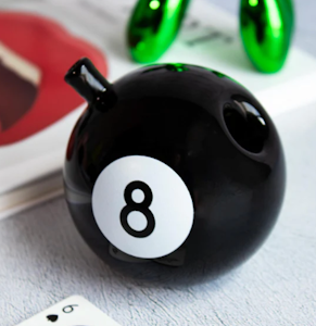 CANNA STYLE - Hand-Painted Eight Ball Pipe