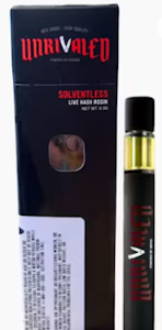 Unrivaled Solventless - Unrivaled Solventless - Zlushie .5G Hash Rosin Disposable