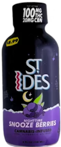 St. Ide's - [St. Ides] 4oz THC Shot - 100mg - Snooze Berries (I)