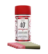 [STIIIZY] INFUSED 40S PREROLL 5PK - 2.5G - WATERMELON Z (I)