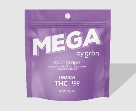 [REC] Gron | Sour Grape | 100mg/10pk Mega Pearls 
