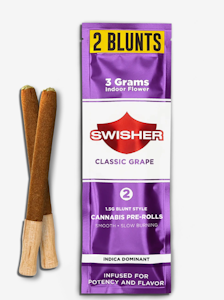 Swisher - Swisher - Classic Grape 3G Infused Blunt (1.5G x 2 PACK)