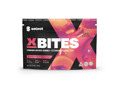 SELECT - Select X Bites | Strawberry Supercharge Gummies | 10pk/100mg