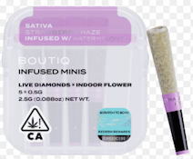 Boutiq - Strawberry Haze x Watermelon Z- Infused Preroll - 5pk - 2.5G