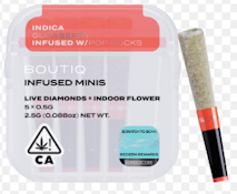 Boutiq - Glowberry x Pop Rocks - Infused Preroll - 5pk - 2.5G
