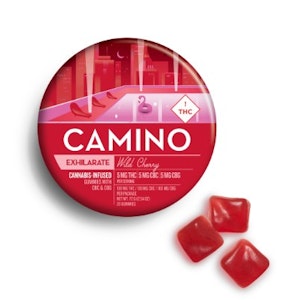 CAMINO - [CAMINO] THC Gummies - 100mg - Wild Cherry THC:CBC:CBG 1:1:1 (Exhilarate) (S)