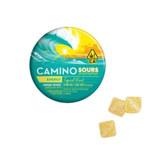 CAMINO - [CAMINO] THC Gummies - 100mg - Tropical Burst THC:THCv 2:1 (Energy) (S)