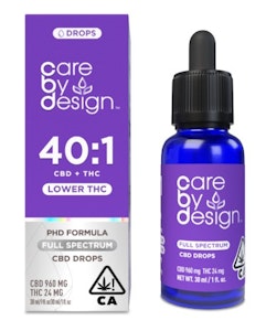 CARE BY DESIGN - [CARE BY DESIGN] TINCTURE - 24MG - 40:1 (30ML)