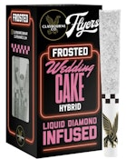 [CLAYBOURNE] FROSTED FLYERS 5 PACK PREROLLS - 2.5G - WEDDING CAKE (I)