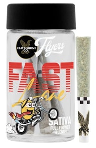 CLAYBOURNE - [CLAYBOURNE] 7 PACK PREROLLS - 3.5G - FAST LANE (S)